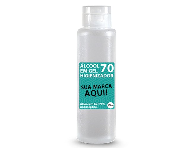 lcool em Gel 100ml 94893 Personalizado