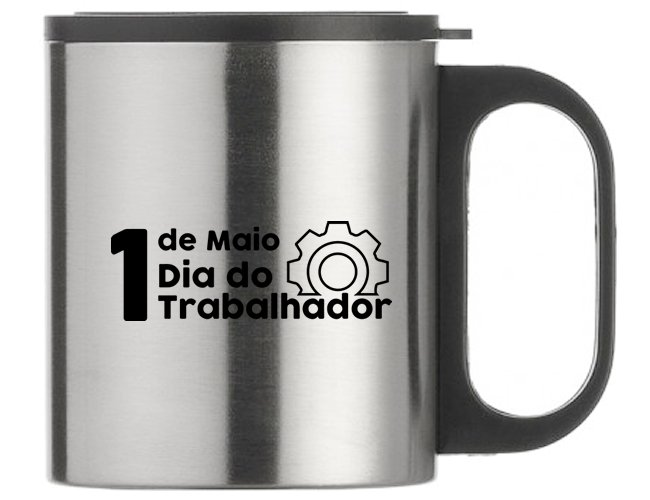 Caneca Inox 180ml 7392 Personalizada