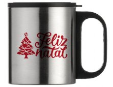 Caneca Inox 180ml 7392 Personalizada