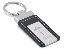 Chaveiro de Metal e Couro 93156 Personalizado