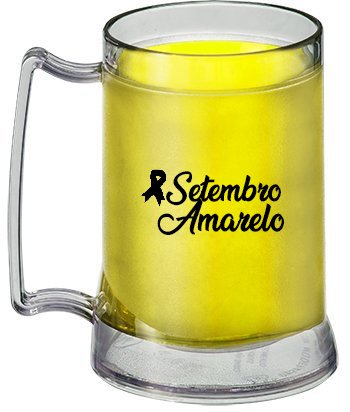 Caneca Acrlica c/Gel 450ml 6719 Personalizada