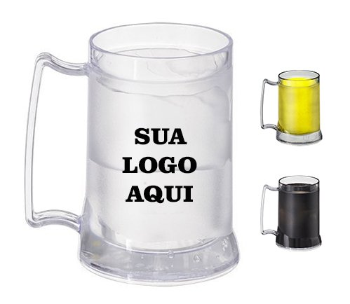 Caneca Acrlica c/Gel 450ml 6719 Personalizada