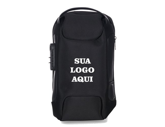 Mochila de Ombro USB Anti-Furto 04058